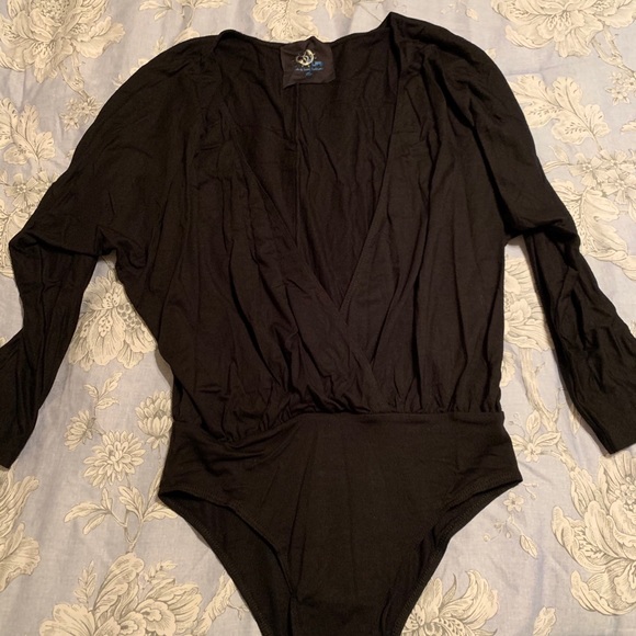 Blue Life (Revolve) Deep V Bodysuit - Picture 3 of 4